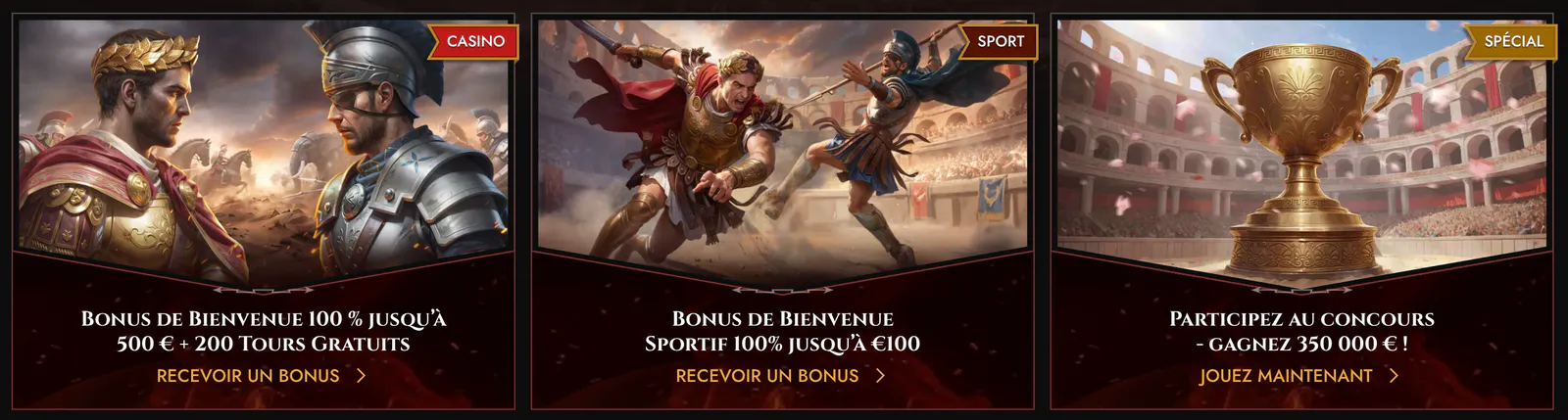 Promotions régulières et bonus en ligne sur Legiano Casino